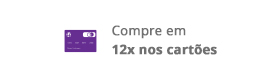 Parcelamento em 4x nos cartões